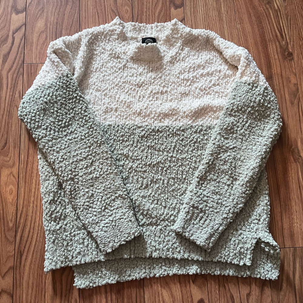 Cozy Two-Tone Sweater